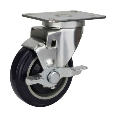Silent Sliding 304 Stainless Steel Wheels Caster Wheel Directional Wheels 4in for Logistics Trolleys 