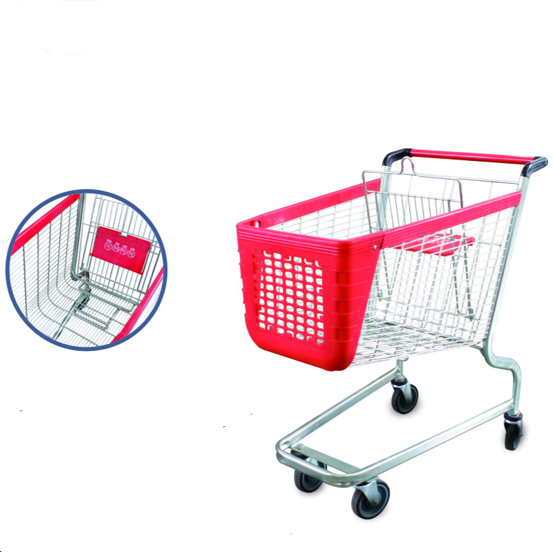 Advertising advantages of supermarket trolley ads