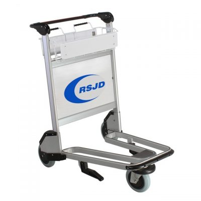 Airport luggage trolley with brake (5)