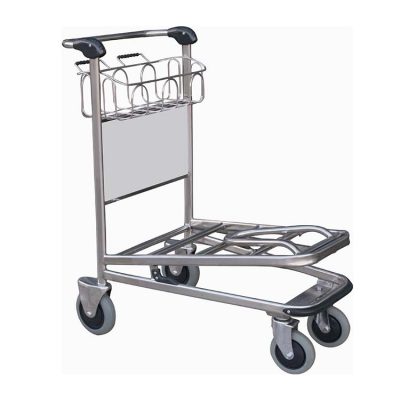 Airport trolley with iron basket (3)