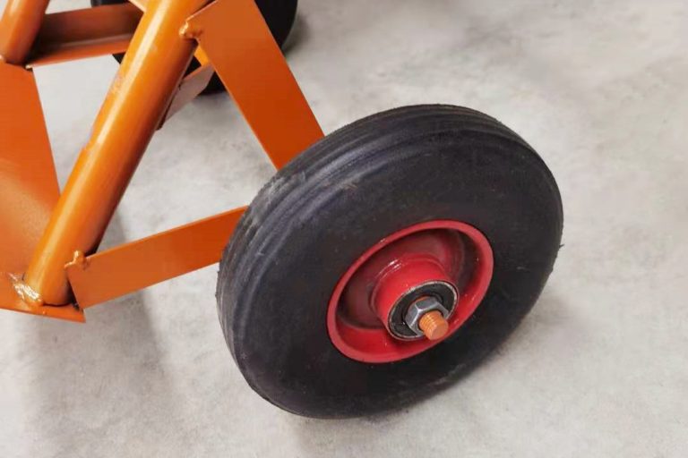 Aluminum alloy industrial gas cylinder trolley (5)