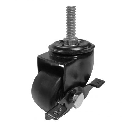 Black ordinary 2 inch trolley wheel (5)