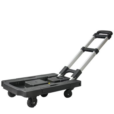 Black small folding platform trolley (5)