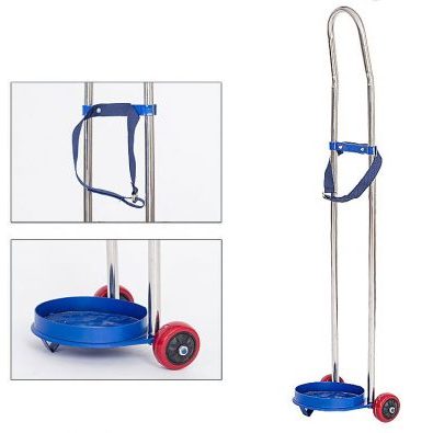 Blue alloy single cylinder trolley (5)