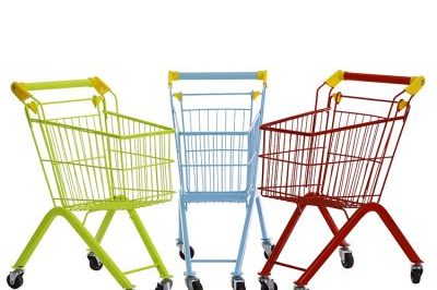 Color cute children shopping trolley (1)