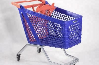 Custom thick plastic shopping trolley (2)