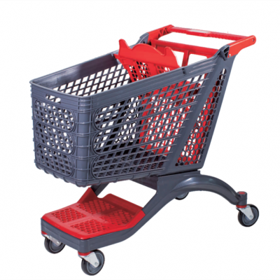 Custom thick plastic shopping trolley (2)