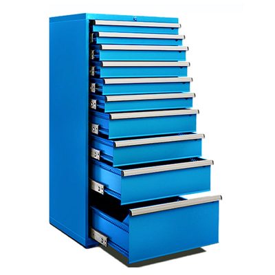 Customized large metal tool trolley (5)