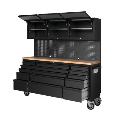 Customized large professional tool trolley (3)