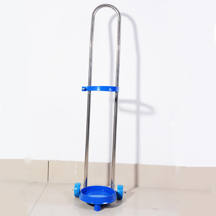 Factory special medical gas cylinder trolley