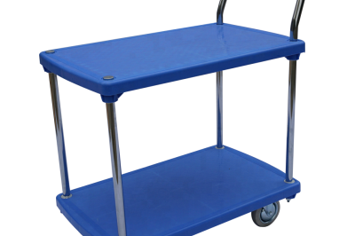 Heavy industrial plastic platform trolley (1)