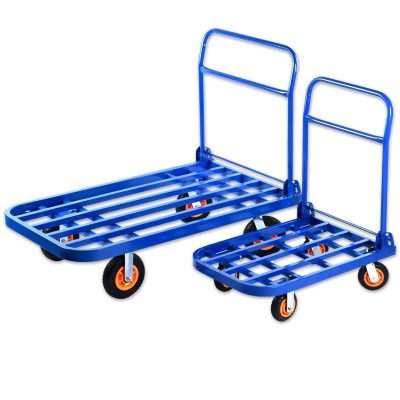Hollow steel tube sturdy flat trolley (5)