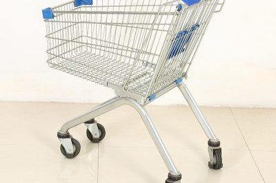 Hot sale alloy small shopping trolley (2)
