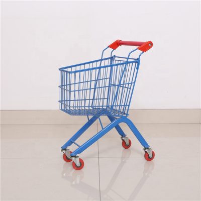 Hot selling color small shopping trolley (1)