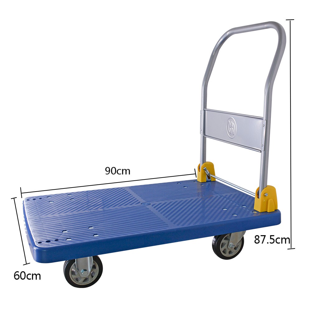 Industrial 400kg folding platform trolley