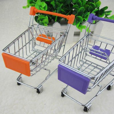 Information steel grocery shopping trolley (1)