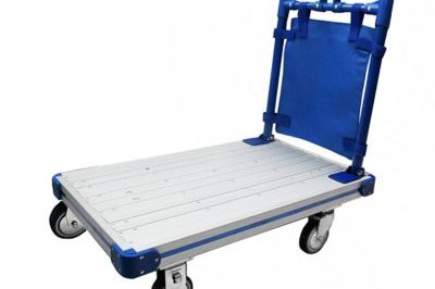 Loading stainless steel platform trolley (6)