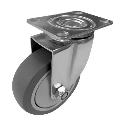 Medium heavy-duty trolley casters (3)
