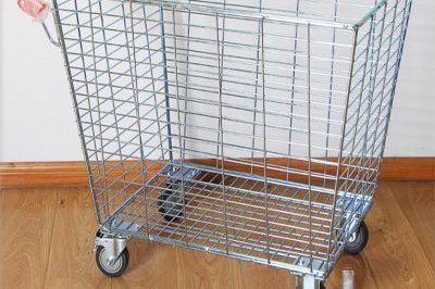 Metal super large capacity shopping trolley (2)
