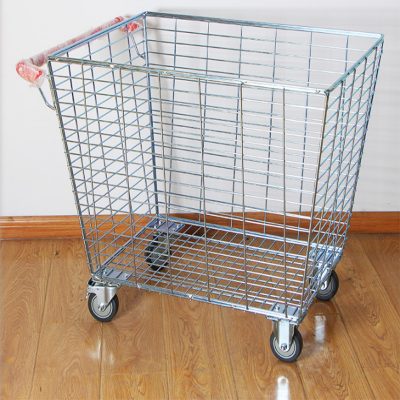 Metal super large capacity shopping trolley (2)