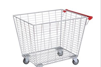 Metal super large capacity shopping trolley (4)