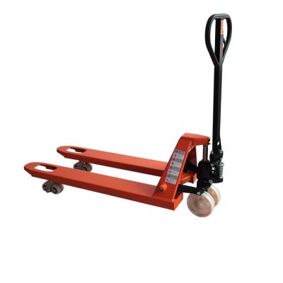 Orange customized manual pallet truck (5)