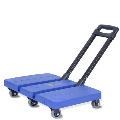 Portable color folding platform trolley (5)