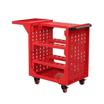 Red tool storage multi-tier trolley (2)