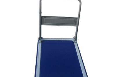 Silent red platform steel trolley (4)