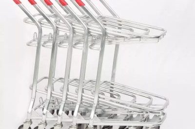 Specially designed double-layer shopping trolley (4)