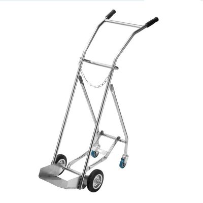 Stainless steel gas cylinder trolley (3)