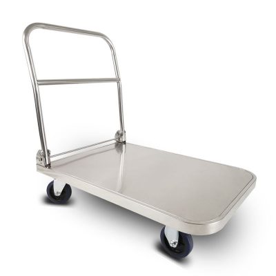 Stainless steel ultra-light flat trolley (6)