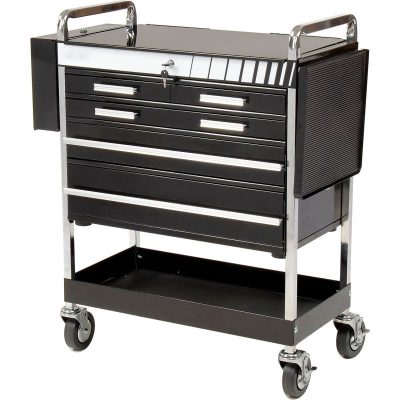 Steel black high-end tool trolley (1)