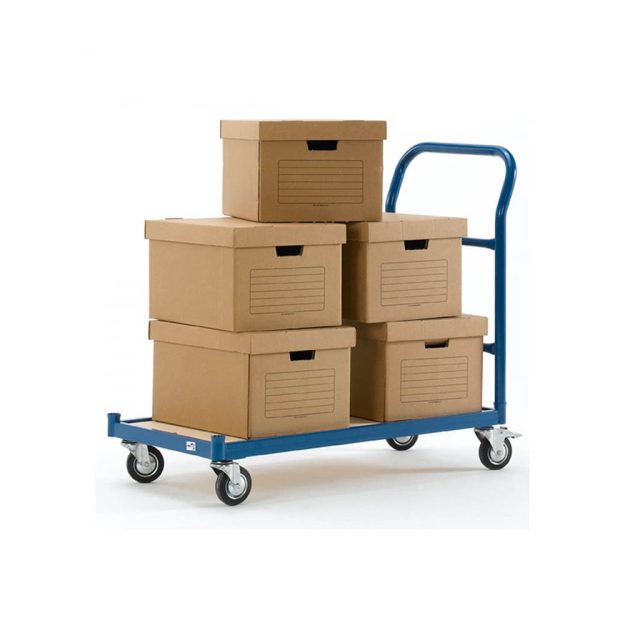 Steel industrial material handling trolley (3)
