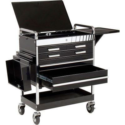 Steel tool cabinet tool trolley (3)