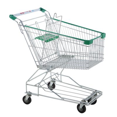 Supermarket custom color shopping trolley (1)