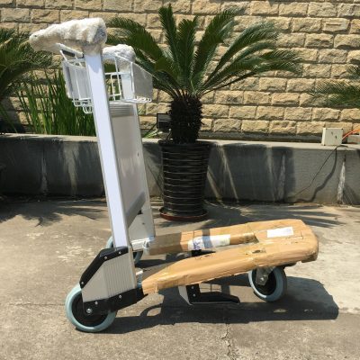 Thickened aluminum alloy airport trolley (1)