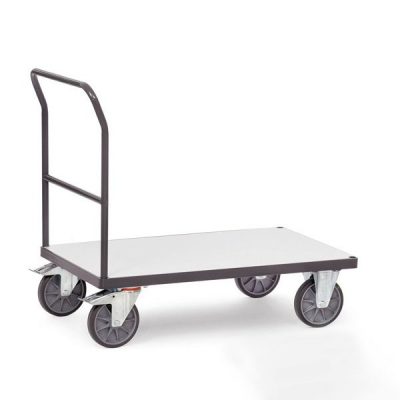White wood material handling trolley (5)
