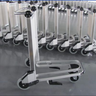 Wholesale automatic brake airport trolley (2)