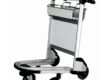 Durable 3-wheel airport trolley for luggage handling
