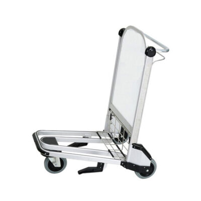Durable 3-wheel airport trolley for luggage handling