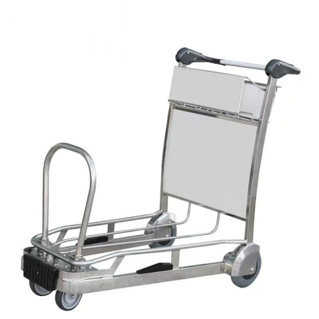 High-quality aluminum passenger luggage airport trolley