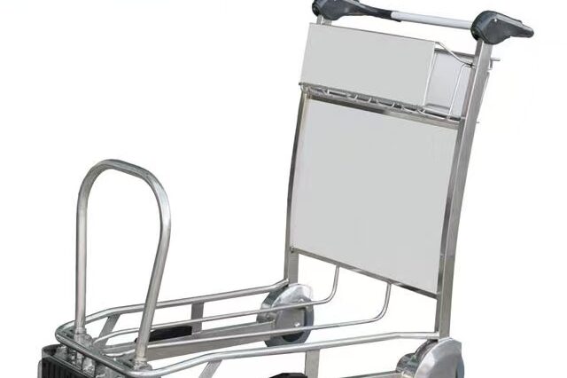 High-quality aluminum passenger luggage airport trolley
