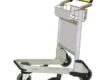Heavy-duty luggage and cargo airport trolley with strong wheels
