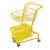 Small supermarket shopping trolley for grocery store use