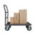 Heavy-duty carbon steel warehouse platform trolley