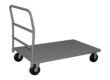 Heavy-duty carbon steel warehouse platform trolley