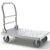 Cargo hauling platform trolley for warehouse and transport