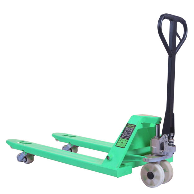 Durable Colorful Manual Hydraulic Hand Pallet Truck (5) Colorful manual hydraulic hand pallet truck for warehouse use