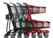 Premium double deck shopping trolley for supermarkets